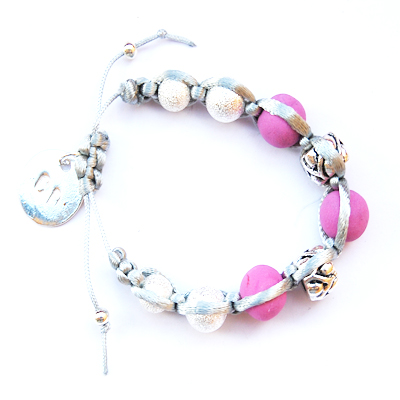 Lyckoarmband Rosa